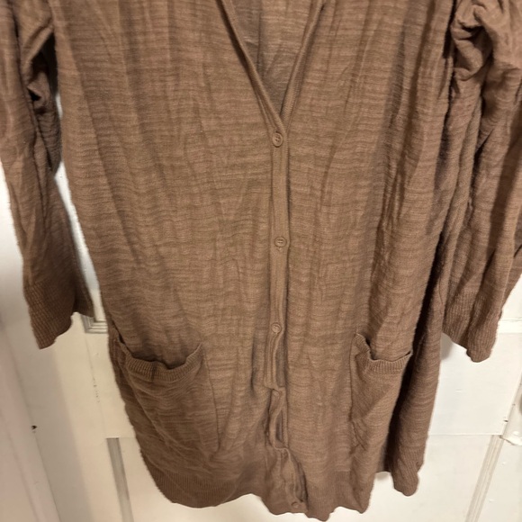 Torrid Taupe Open-Front Cardigan - Picture 3 of 3